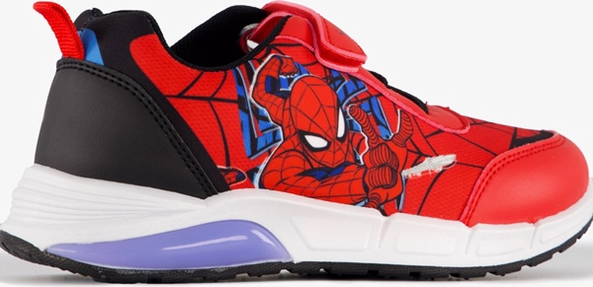 Spider Man jongens sneakers rood met lichtjes Maat 32 bol