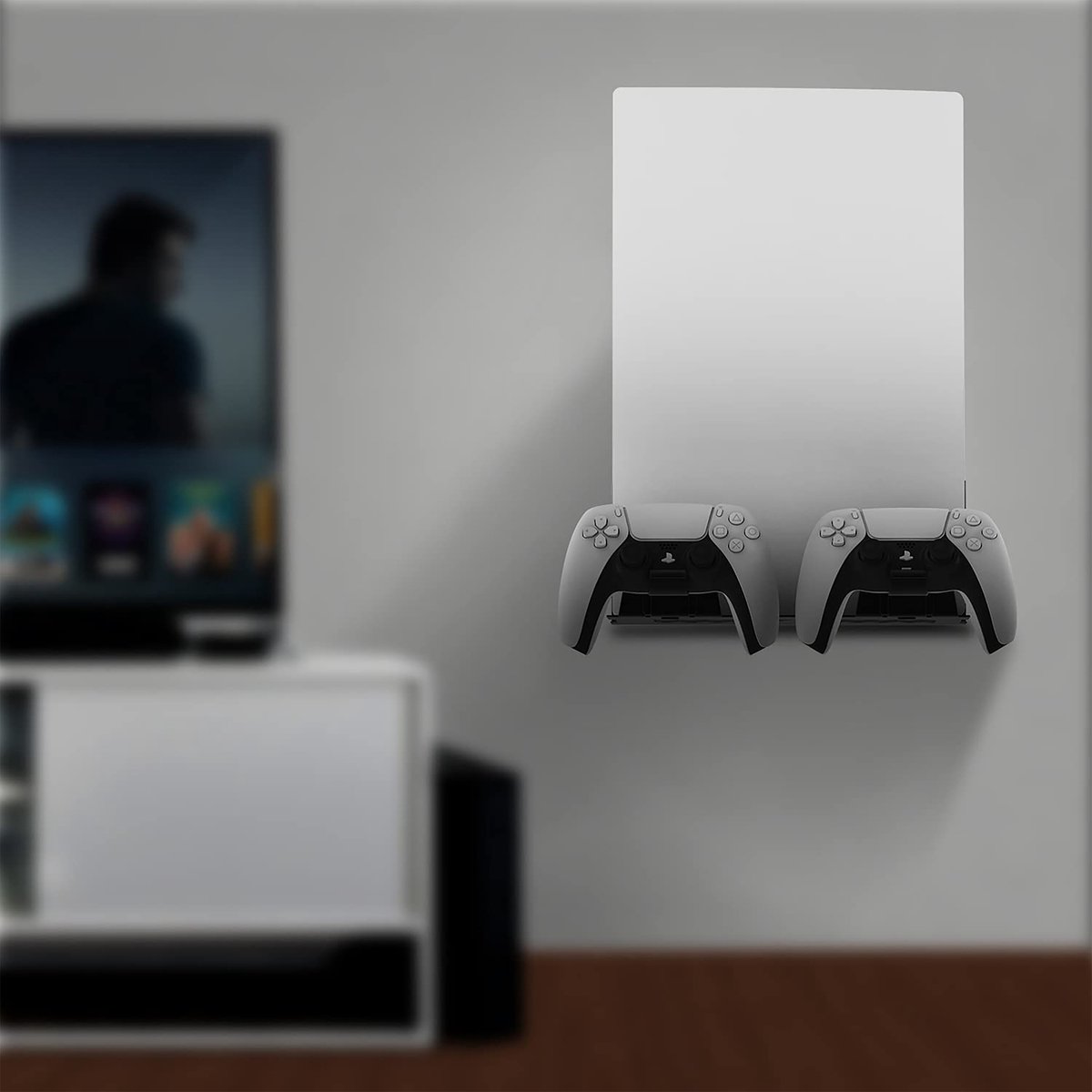YONO Muurbeugel geschikt voor Playstation PS5 - Wall Mount - Houder DualSense Controller - Accessoires - Zwart – foto 4