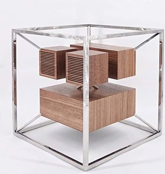 AeroFrame HD 1 - HiFi-speaker - Chroom met houtafwerking van Jarre Technologies — afbeelding 4