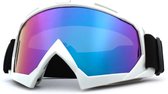 Actania Skibril - Ski Zonnebril - Dames - Heren - Wintersport - Winddicht - UV-Bescherming - Ski Gadgets - Wit/Gekleurd