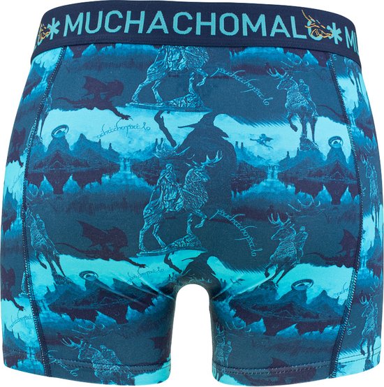 Muchachomalo Heren Boxershorts - 2 Pack - Maat L - 95% Katoen - Mannen Onderbroeken - Muchachomalo