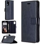 Bookcase Geschikt voor: Samsung Galaxy A41 - Zwart - portemonnee hoesje