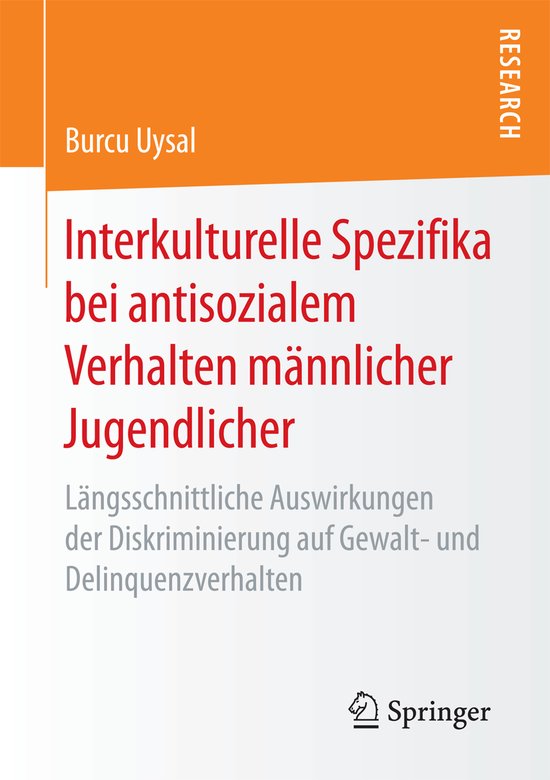 Interkulturelle Spezifika bei antisozialem Verhalten maennli ... - cover