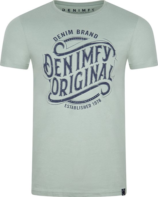 DENIMFY T-Shirt Homme DFNuri 4 Pack Regular Fit Multicolore XXL Col Rond Adultes