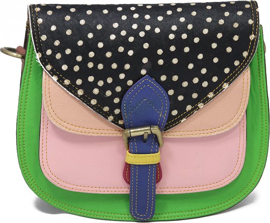 Eysee Vrouwen Top-Handle Tas Lederen Handtas Weave Schoudertas Multi kleuren