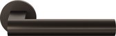 Deurkruk op rozet - Brons Kleur - RVS - GPF bouwbeslag - GPF3145.A1-00 Dark blend Deurklink Umu op ronde