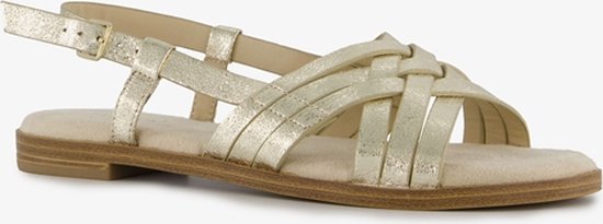 Blue Box metallic dames sandalen goud - Maat 39