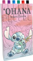 Disney Lilo & Stitch Gekleurde Pennen - Pen - Schoolpen - 6 Stuks