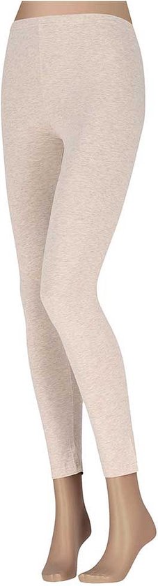 Legging Dames Katoen - Licht Beige - L/XL - Legging dames - Legging dames volwassenen - Legging katoen - Gekleurde legging