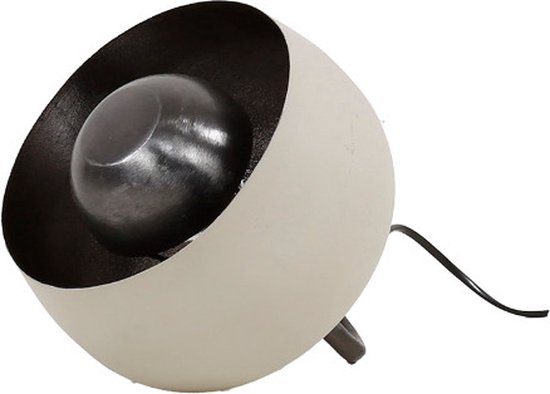 Tamika tafellamp Ø22 cm - naturel grijs