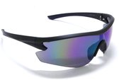 Alpe Blue Vert - Matt Blauw Sportbril met UV400 Bescherming - Unisex & Universeel - Sportbril - Zonnebril voor Heren en Dames - Fietsaccessoires
