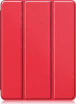 Hoes Geschikt voor iPad Pro 2024 (13 inch) Hoes Tri-fold Tablet Hoesje Case - Hoesje Geschikt voor iPad Pro 2024 13 inch (7e generatie) Hoesje Hardcover Bookcase - Rosé Goud