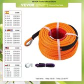 Vevor - Sleeptouw - Trektouw - Sleepkabel - 30M - 100ft - Oranje - Kabel