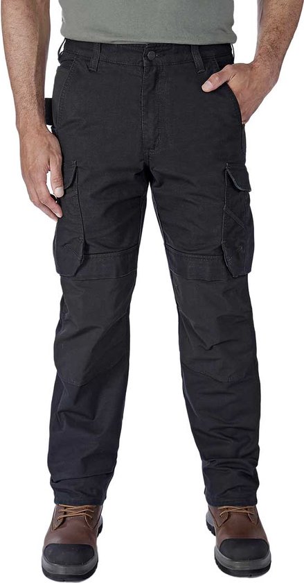 Pantalon de travail cargo Carhartt Steel Rugged Flex™ - Zwart-38/32