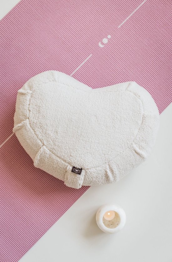 Meditatiekussen teddy halve maan - Lotus - Yoga kussen van MEDI — afbeelding 5