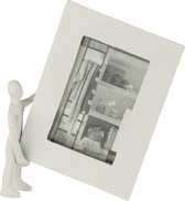J-Line fotolijst - fotokader met figuur - aluminium - wit - small