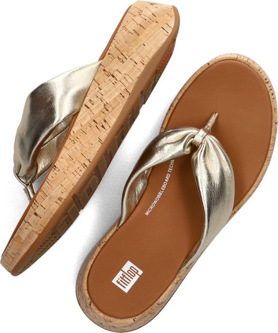 FITFLOP Hn3 Slippers - Dames - Goud - Maat 37