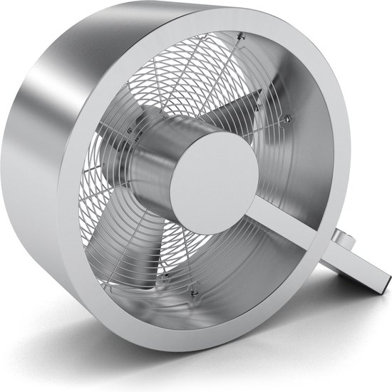 Stadler Form Q vloerventilator 2400 m³/u stil 3 snelheden geborsteld roestvrij staal design