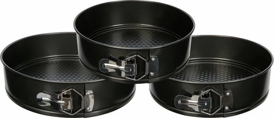 Secret de Gourmet springvorm set - 3 delig - 22, 24 en 26 cm, anti-aanbaklaag