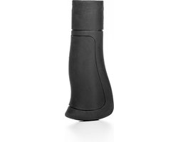 Herrmans Ergo 84B zwart 120mm fiets handvat