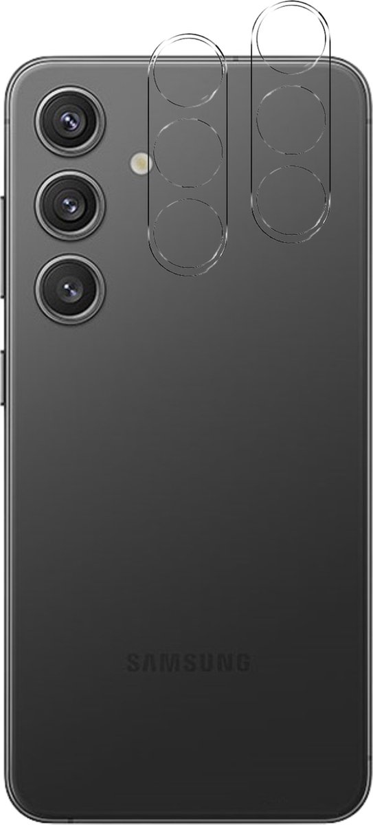 Camera Protector voor Samsung Galaxy S24 - 2 stuks van glas Transparante glazen