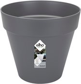 Elho Loft Urban Rond 70 - Pot De Fleurs pour Extérieur - Ø 69.0 x H 62.5 - Anthracite