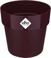 Elho B.for Original Rond 18 - Bloempot voor Binnen - 100% Gerecycled Plastic - Ø 18.0 x H 16.5 cm - Moerbei Paars
