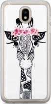 Casimoda® hoesje - Geschikt voor Samsung J3 2017 - Giraffe - Backcover - - Multi