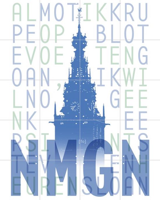 IXXI NMGN - Wanddecoratie - Typografie en quotes - 80 x 100 cm