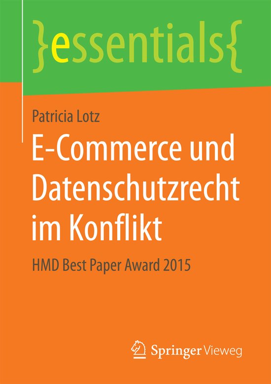 E-Commerce und Datenschutzrecht im Konflikt - cover