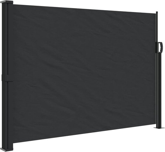 VidaXL Uittrekbare Zijluifel 140x300 Cm Grijs - Windscherm En Privacyscherm