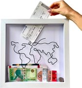 Vakantie herinneringsdoos + paspoorthouder - memory box - herinneringskist - opbergbox - archiefdoos - reizen - moederdag cadeautje