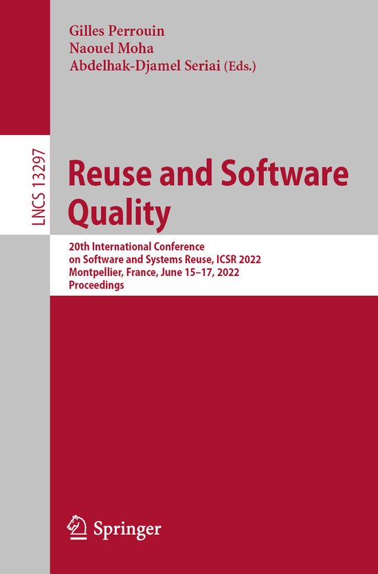 Lecture Notes in Computer Science13297- Reuse and Software Quality