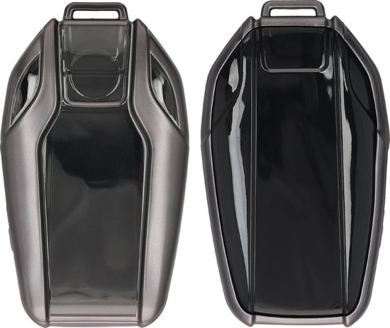 Coque Protection Clé BMW Keyless Go 3 Boutons - Étui Carbone Noir Rigide Et Élégant Kwmobile