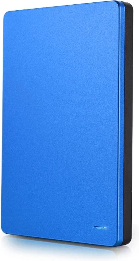 Externe Harde schijf 500GB - Ultra Dun - HDD geheugen - HDD 500GB - Externe – Blauw