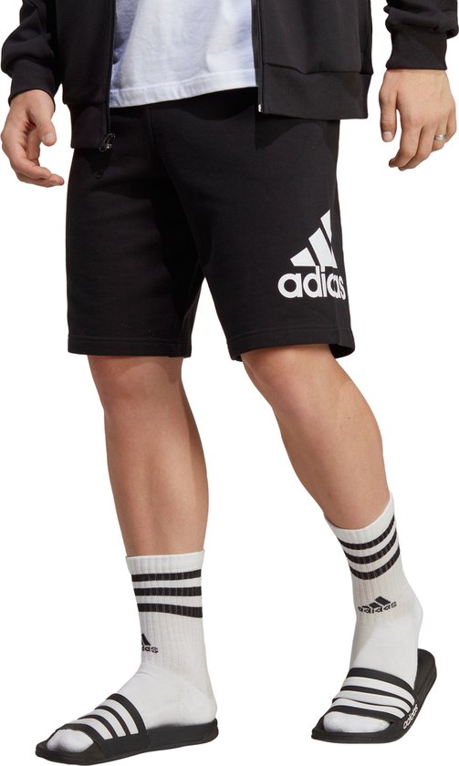 adidas Sportswear Essentials Big Logo French Terry Short - Heren - Zwart- S