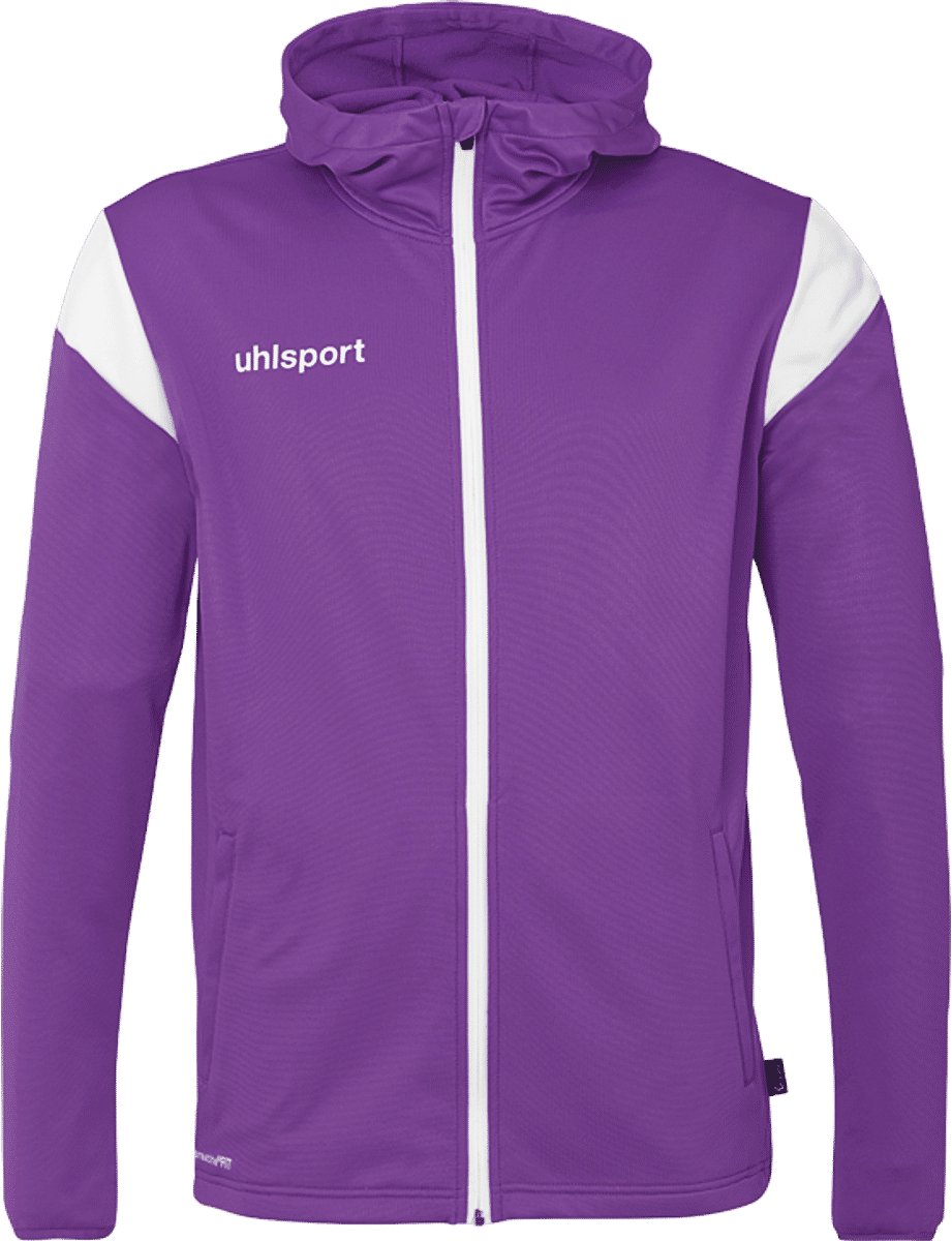 Uhlsport Squad 27 Jas Met Kap Kinderen - Purple / Wit | Maat: 152