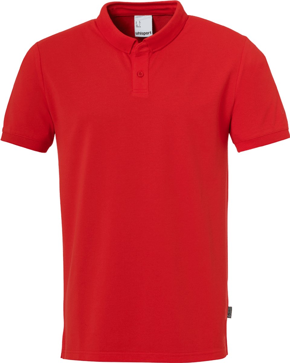 Uhlsport Essential Prime Polo Heren - Rood / Wit | Maat: XL