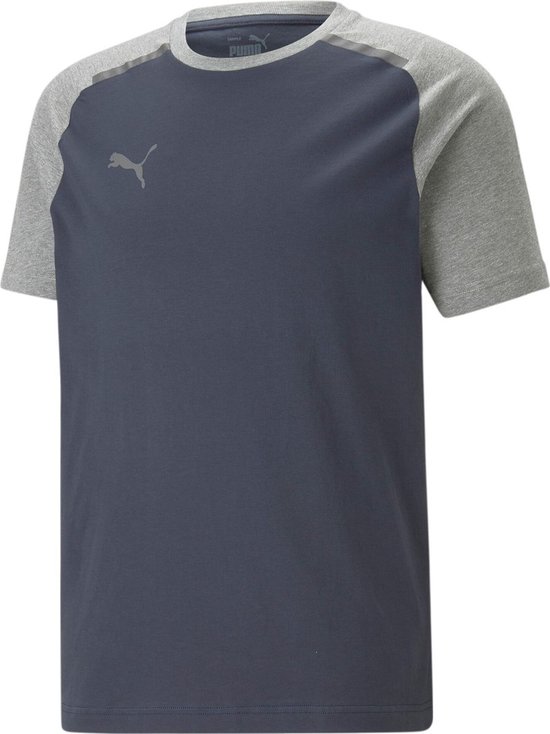 Puma Team Cup Casuals T-Shirt Heren - Marine | Maat: XL