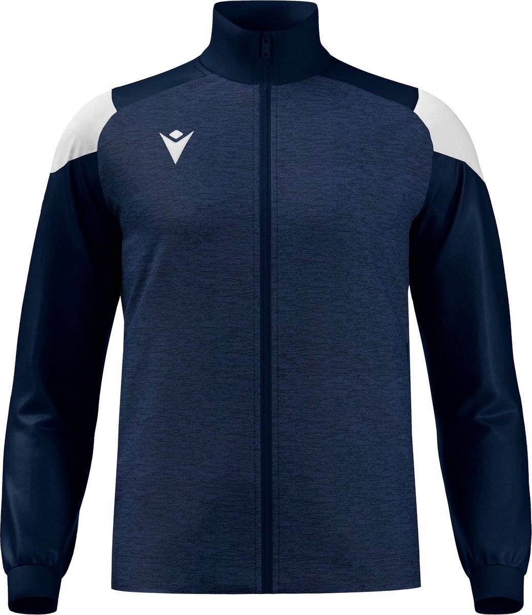 Macron Glory Prometheus Top Full Zip Heren - Marine / Wit | Maat: 3XL