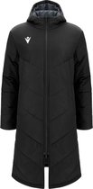 Macron Northland Long Coach Jacket Heren - Zwart | Maat: S