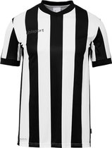 Uhlsport Stripe 2.0 Chemise À Manches Courtes Hommes - Zwart / Wit | Taille : XL