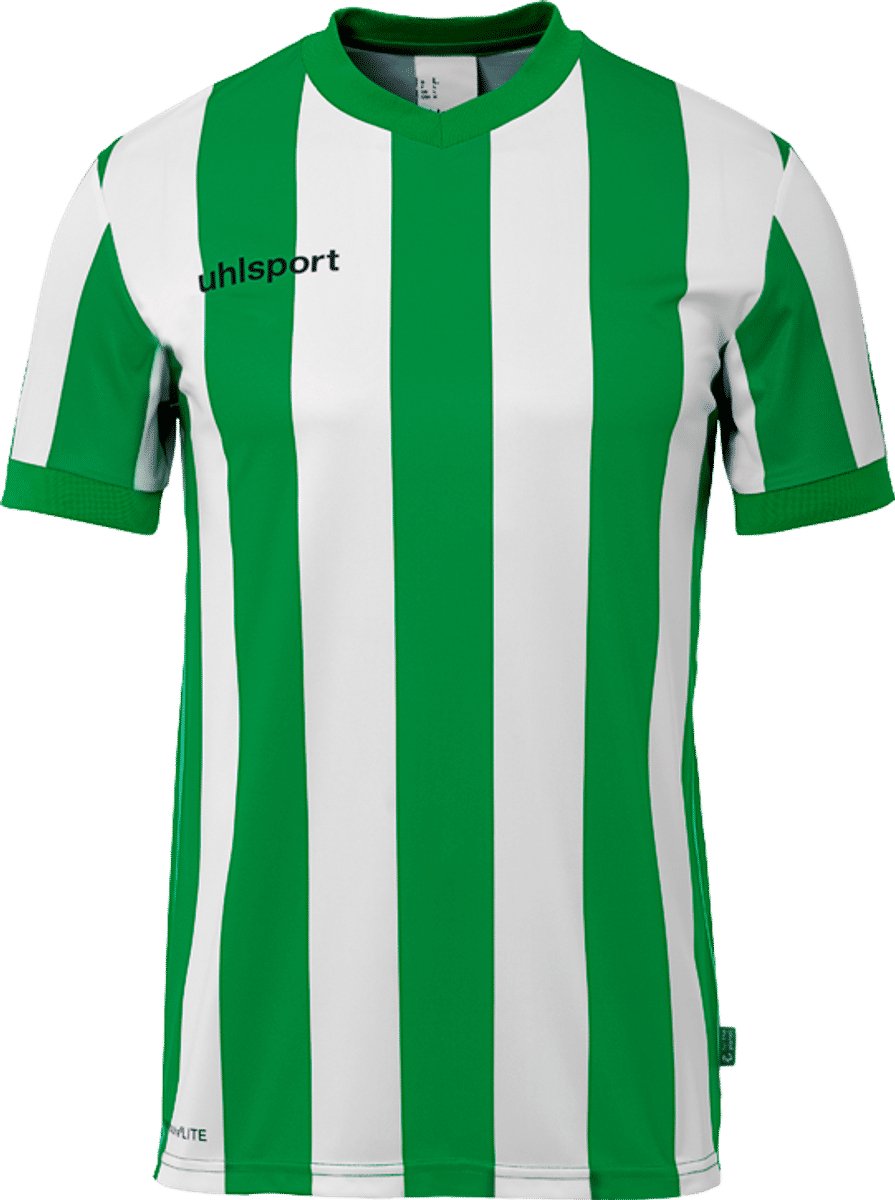 Uhlsport Stripe 2.0 Shirt Korte Mouw Heren - Groen / Wit | Maat: S