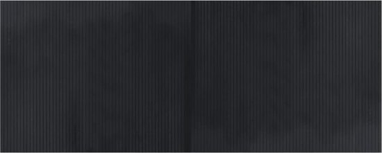 vidaXL-Vloerkleed-rechthoekig-80x200-cm-bamboe-zwart