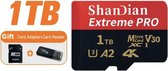 Geheugenkaart Extreme 1TB / Hoge Snelheid / Micro Tf Kaart / Sd Geheugenkaart / Flash Kaart Voor Laptop/Desktop/Mobiele Telefoon / met adapter en kaart lezer