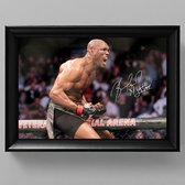 Evander Holyfield Ingelijste Handtekening – 15 x 10cm In Klassiek Zwart Frame – Gedrukte handtekening – Boxing - The Real Deal