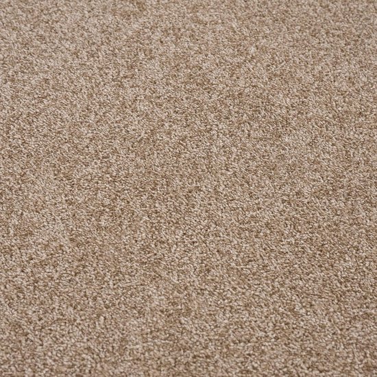 Laagpolig tapijt voor woonkamer - effen modern tapijt voor slaapkamer, werkkamer, kantoor, hal, kinderkamer en keuken - beige 140 x 200 cm Tapijt