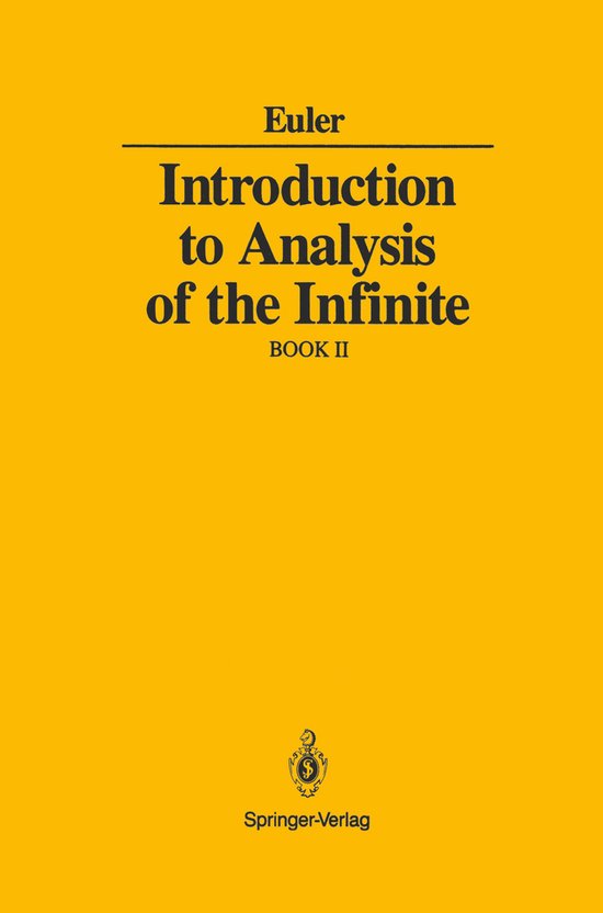 Introduction to Analysis of the Infinite - cover