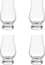 whisky lux 200 ml Whisky Glas Set (4 Pak) - Doorzichtige Bourbon Scotch Glazen - Reuk Glazen voor Testen, Proeverij, Drank Proeven - Voedselgraad, Loodvrij, Vaatwasser Veilig Kristal - Mannen Cadeau