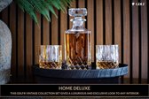 whisky lux Kristal Vintage Whiskey Karaf Set in een Luxe Geschenkdoos | 3-delige whiskyset | 1 whisky karaf en 2 whisky glazen | Cadeau Voor Mannen